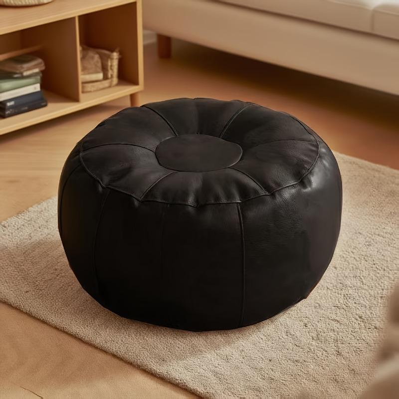 1 Stück aufbewahrbarer Kürbis-Oval-Sofa-Lederbezug, Geeignet zur Aufbewahrung, Es kann alte Kleidung aufbewahren, Nur Stoffbezug, Ohne Polsterung