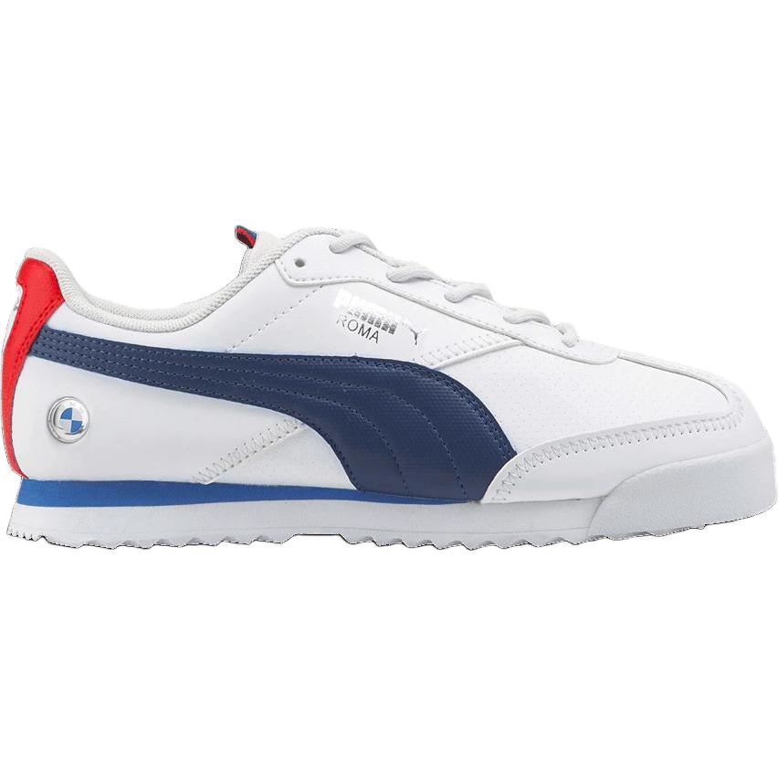 Puma BMW Motorsport x Roma Big Kid White Estate Blue Kids Sneakers 307122-02