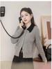 Autumn/Winter New Women's College Style Short Knit Cardigan - Loose Fit