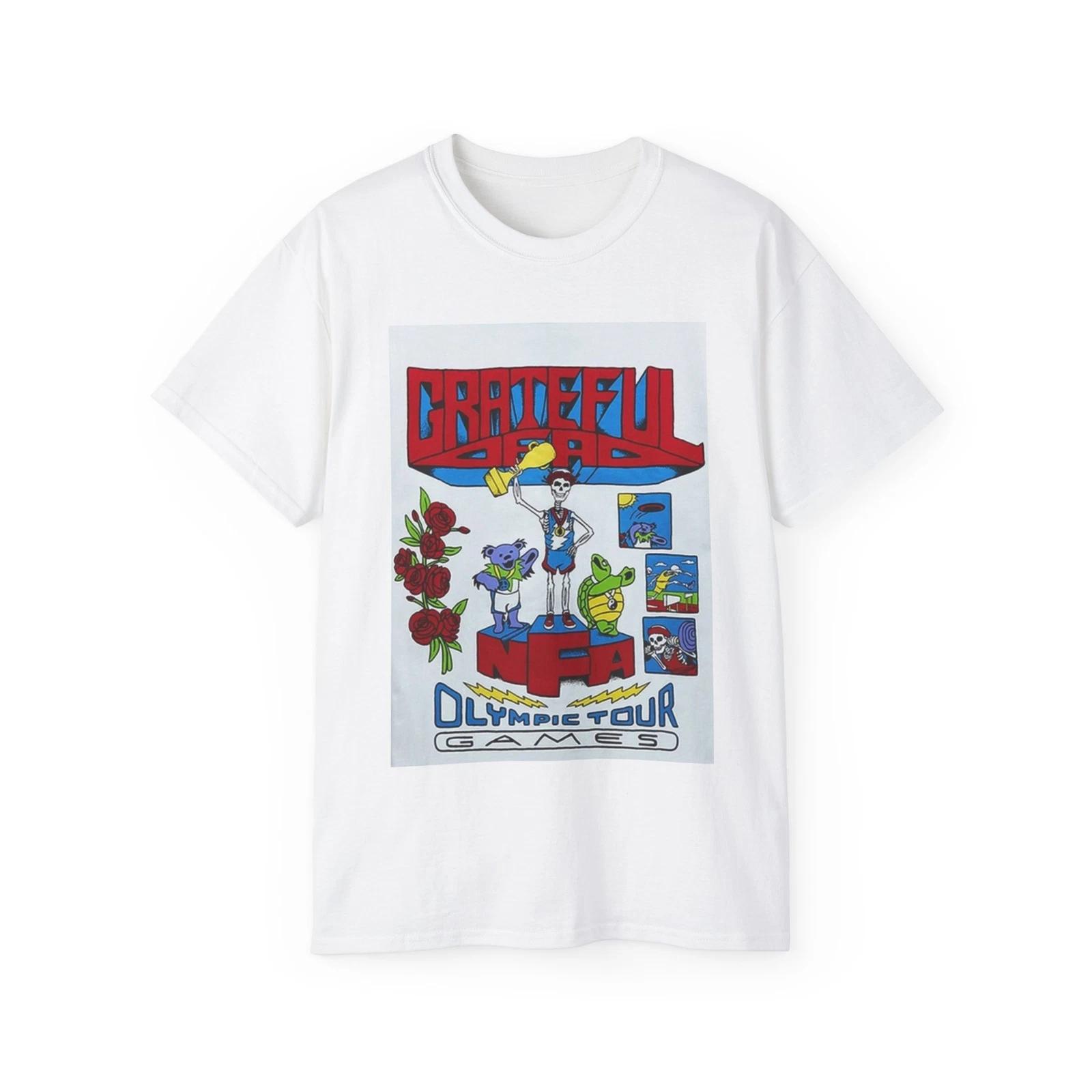 Men s and Women s T-shirts Grateful Dead vintage music 90s rock concert Woodstock Unisex Ultra Cotton Tee S