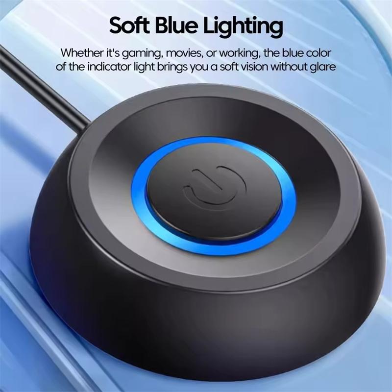 Pushbutton Desktop Switch PC Motherboard External Power LED Light Button Extension Cable for Home Office Computer Desktop Switch