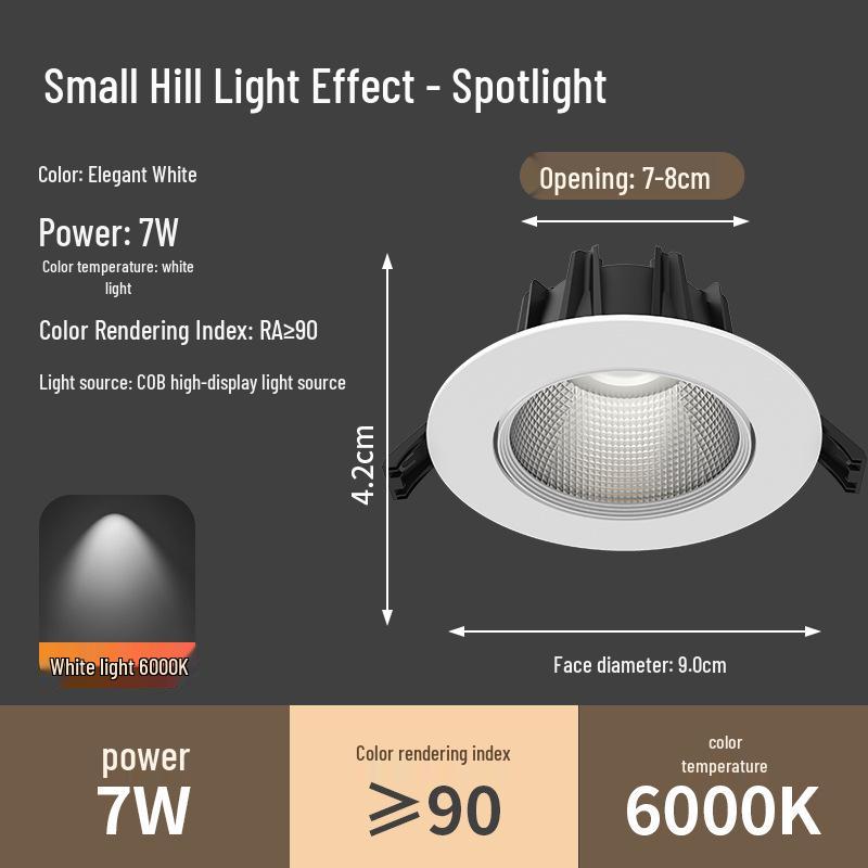 Ultra-Heller Einbaudeckenstrahler für Zuhause, Einkaufszentrum oder Bekleidungsgeschäft