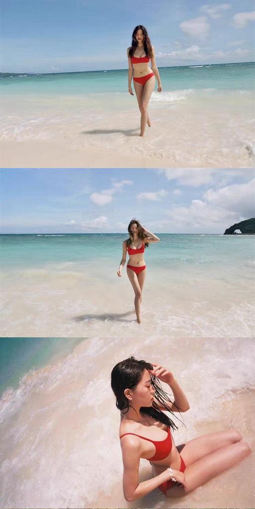 New Style Solid Color Two-Piece Bikini: Sexy, Fashionable, Simple Design for Women