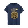 Harry Potter Womens/Ladies Hufflepuff Sketch Crest Cotton Boyfriend T-Shirt
