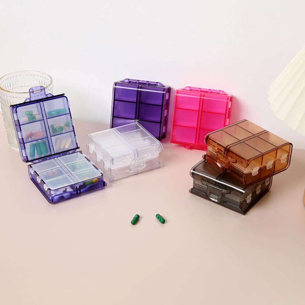 New Daily 12 Grids Portable Travel Premuim Pill Case Organizer Box Storage Container for Medicine Vitamin Supplement Fish Oils