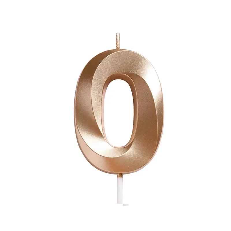Birthday Wedding Anniversary Dessert Cake Decorating Supplies, 10pcs Birthday Number Candle Party Cake Decorating