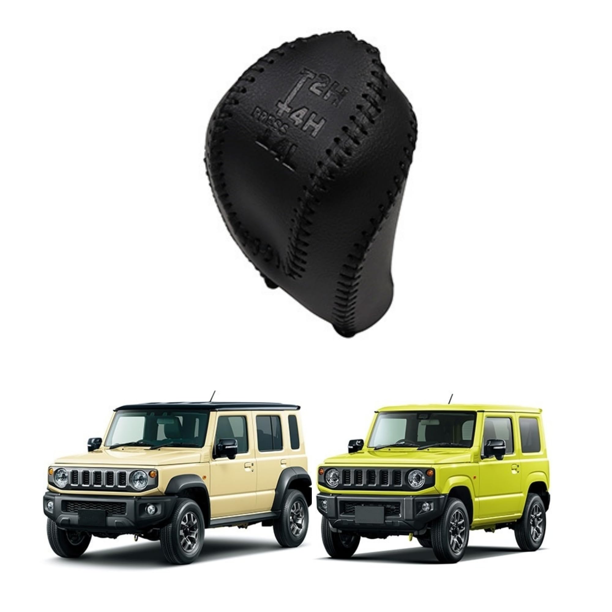 Накладка на ручку переключения передач 4WD EopTatoo (черный) для нового Jimny Nomad JC74 (5-дверный), Jimny Sierra JB74 и Jimny JB64.