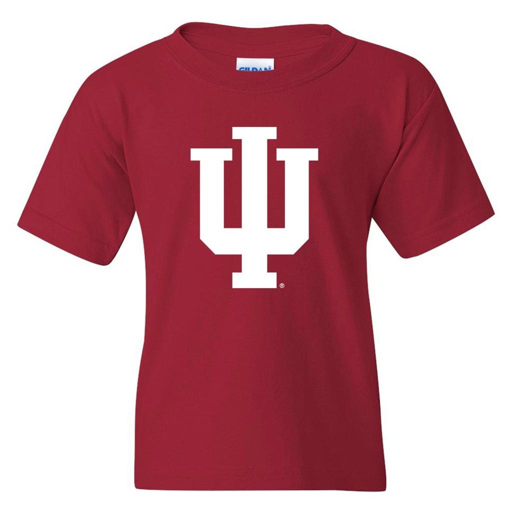 Indiana Hoosiers Primary Logo - University College Team Youth T-Shirt