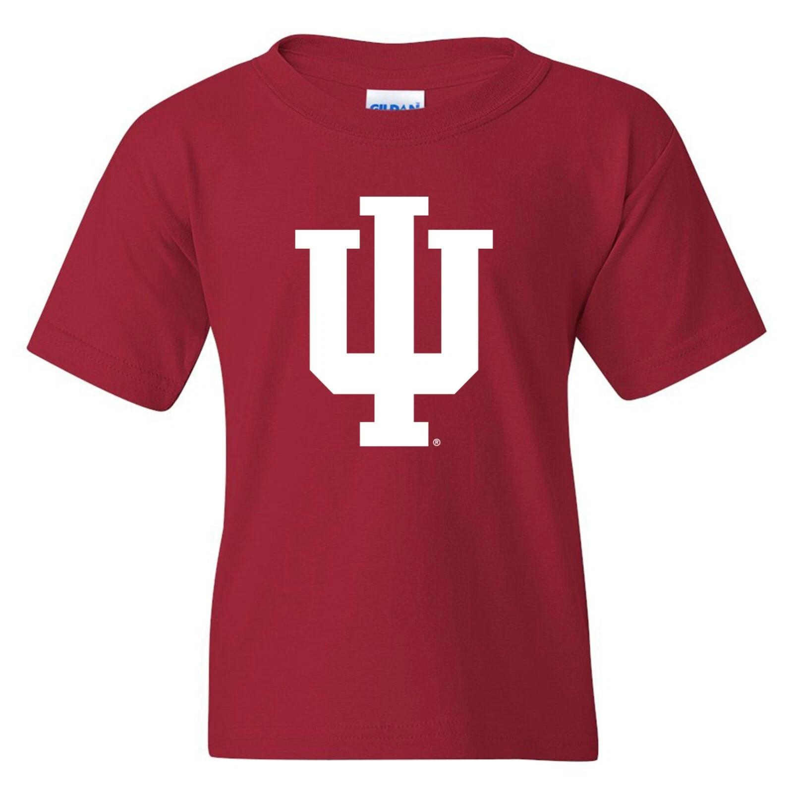 Indiana Hoosiers Primary Logo - University College Team Youth T-Shirt L