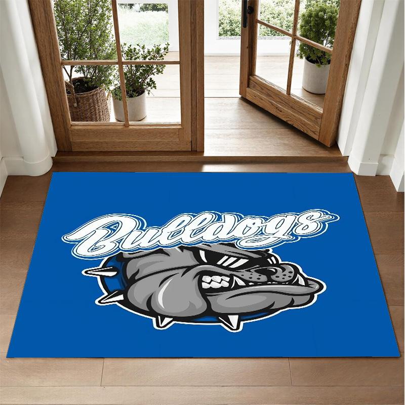 Canterbury-Bankstown Bulldogs Design Crystal Velvet Rug Soft Decorative Mat for Bedroom Entrance