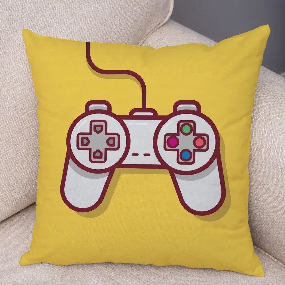 Game Room Decoration  Player Dazzle Handle Series Pillowcase Home  Boy's  Bedroom  Cushion Cover