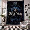 Wandbehang Sally Face Kunst Hängendes Tuch Dekorative Hintergrundabdeckung für Raumdekoration
