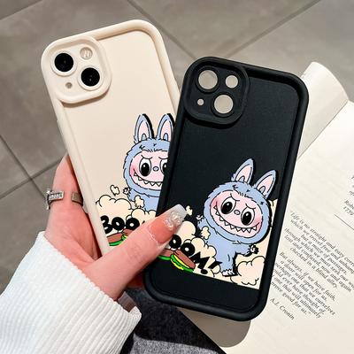 Cute Labubu Pattern Phone Case for iPhone Samsung Galaxy Xiaomi Redmi POCO HUAWEI Honor Shockproof Rubber Soft Flexible Cover Casing