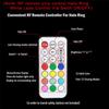 2x 3" Spot Pods LED Work Light RGB Halo Ring Chasing Multi-Color Remote Control