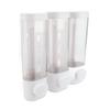 3 in 1 300ml Drückflüssigseifenspender Wandmontage Badezimmer Dusche Shampoo Haarspülung