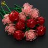MOC Rose Flower Model Building Blocks DIY Eternal Bouquet Bricks Kits Toy For Children Girl Home Decoration Xmas Gift