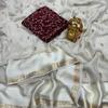 Grand Launch Party Wear Viscose Saree - Velvet Shine Sequin Edition