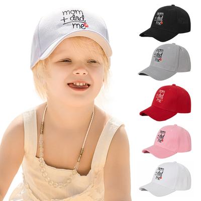 Embroidery  Letter Children's Baseball Cap Casual Children's Hat