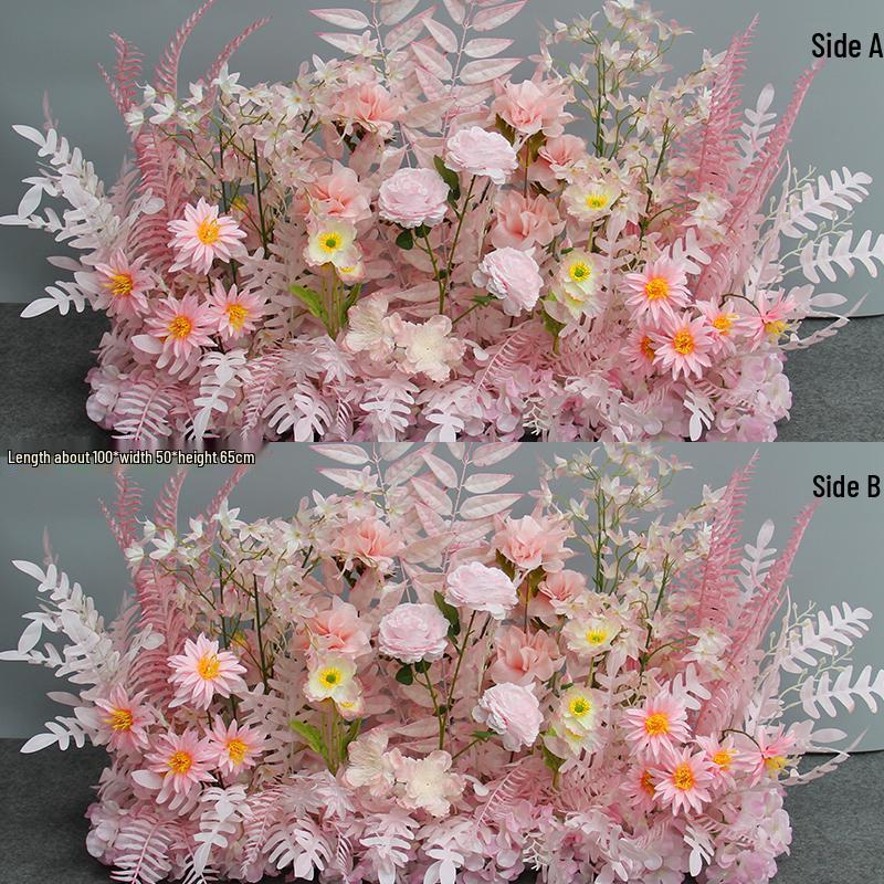Wedding Aisle Blue Artificial Flower Row Decoration