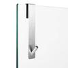 Bathroom Shower Door Back Hook Stainless Steel Over Glass Door Shower Towel Rack S-Shape Bathroom Bathrobe Hanger Holder Hooks
