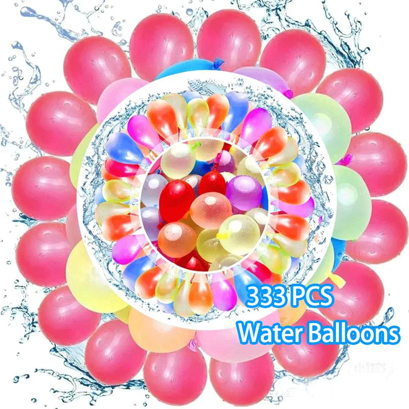 111/333Pcs Water Balloons Bombs Rapid Filling Splashing Summer Outdoor Water Balloon For Kids and Adults Beach Water Fight Toys