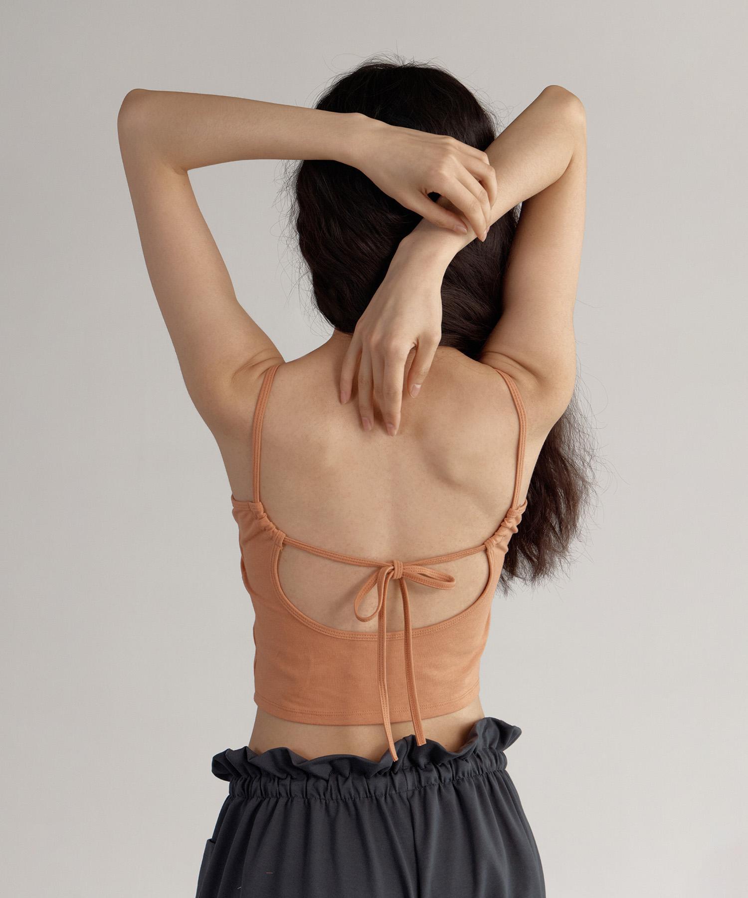 Diyani Kevala Back Point Top (Carrot) S