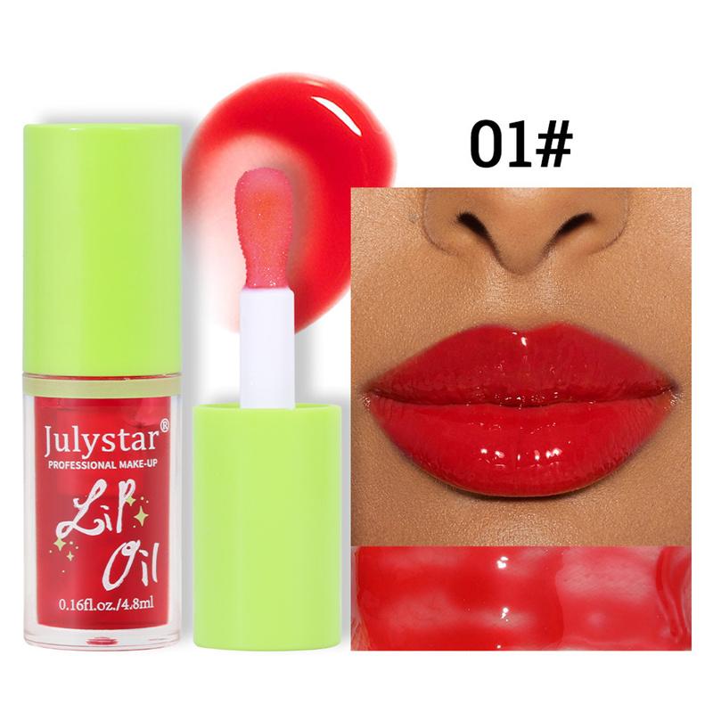 Long-lasting Moisturizing Transparent Hydrating Lip Oil Moisturizing Easy Color Toot Lips Fruity Mirror Lip Gloss