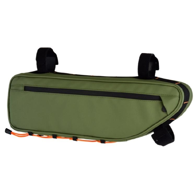 

Влагозащищенные органайзеры на верхнюю трубу велосипеда Съемный плечевой ремень для велосипедистов-коммьютеров зелёный