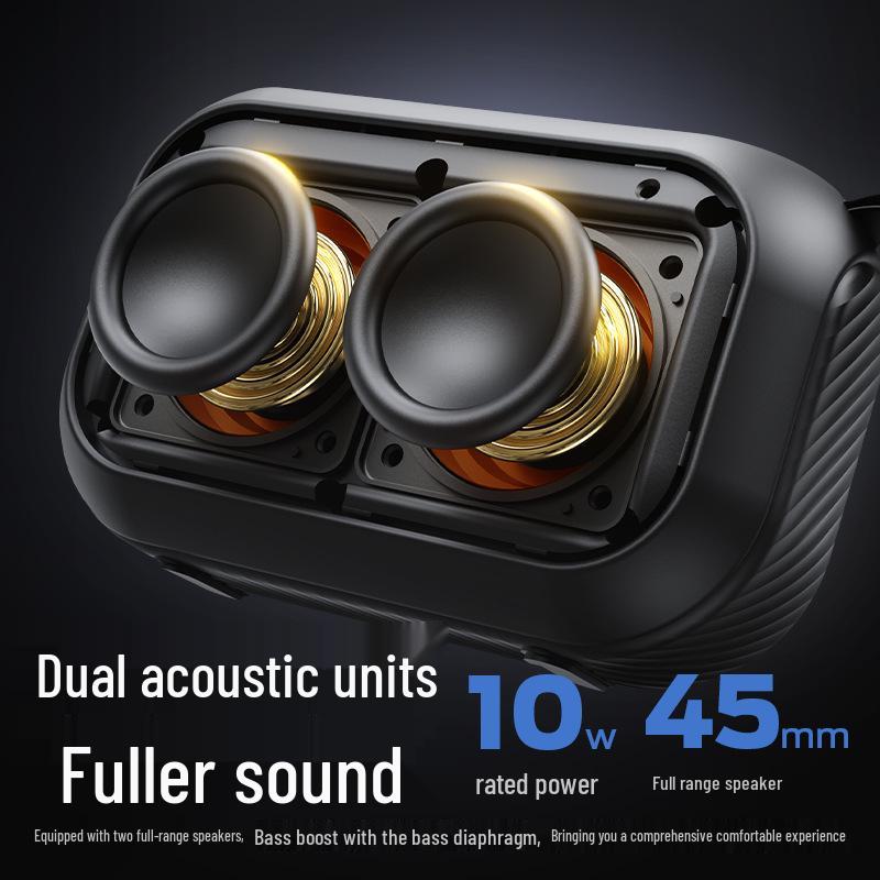 MS62110 Monster Bluetooth Outdoor Portable Speaker with Large Volume, High Sound Quality, Card Slot, USB Drive, and Subwoofer.