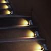 LED Outdoor Solar Lights Decor Super Bright Solar Deck Lights Triangle Step Lamp for Stair Deck Front Step Front Porch and Patio