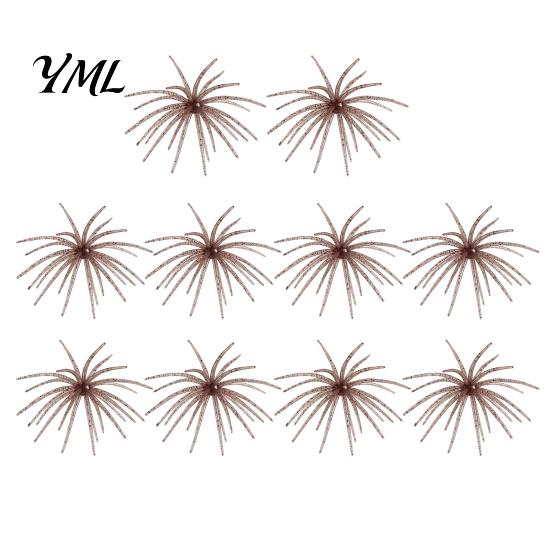 Elastic Soft Baits for Saltwater Floating Sea Urchin Lures, Highly TPE Bionic Fishing Baits, Finesse Lures Weed Lines Flexible Realistic Tentacles
