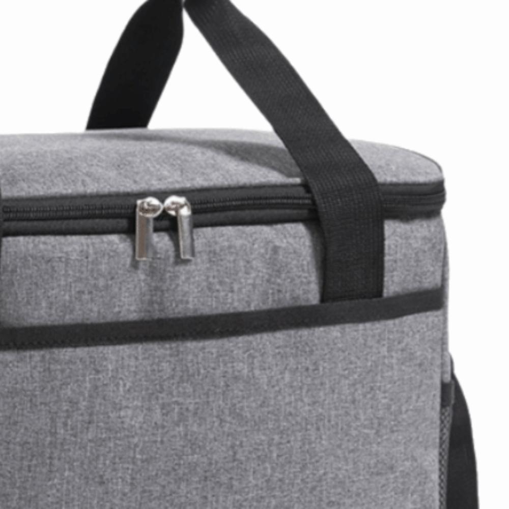 Foldable Insulated Lunch Bag Oxford Cloth Picnic Cooler Tote Durable Grocery Bag  For Shopping