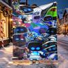 Kosmische Bot Crew Muster Decke für Heimdekoration, Bett, Sofa, Autoreise, Camping, Geeignet für alle Jahreszeiten, Geburtstags-Weihnachtsgeschenk