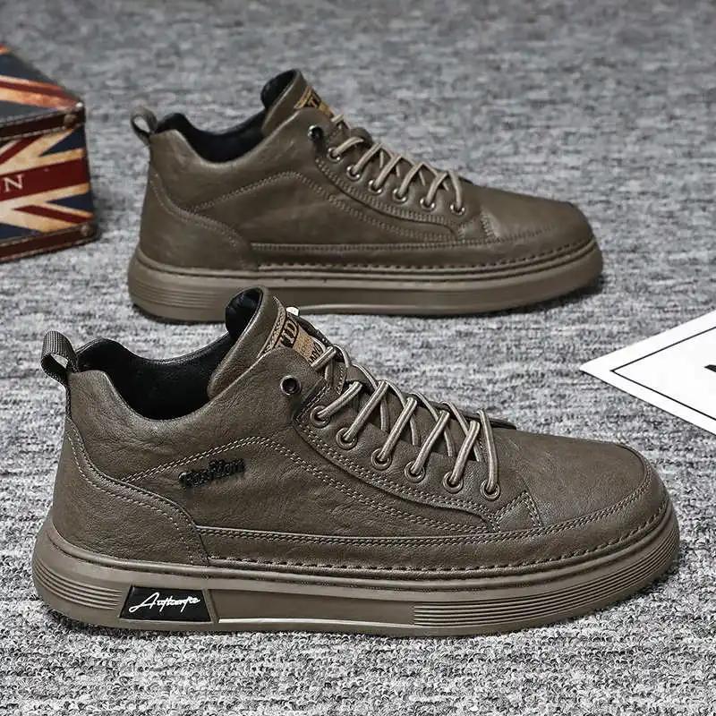 Thick Heel With Lacing Designer Sneakers For Women Boots Size 46 Ladies Shoes Ankle Boots Sport Design Sneakeres Loafers