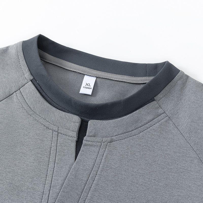 Men's Trendy Color Block Patchwork Loose T-Shirt