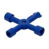 4way Key Wrench Alloy Electrical Electricians Switchboards Key Lock Tools Cable Safety Switches Universal Cross Triangle Wrench