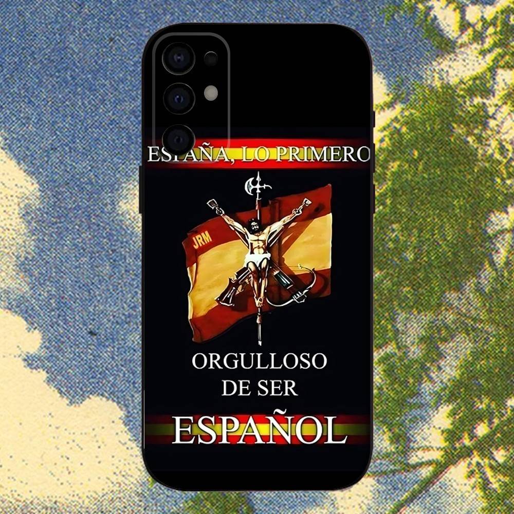 Spanish Legion Phone Case For Samsung S25,S24,S21,S22,S23,S30,Ultra,S20,Plus,Fe,Lite,Note,10,9,5G Black Cover