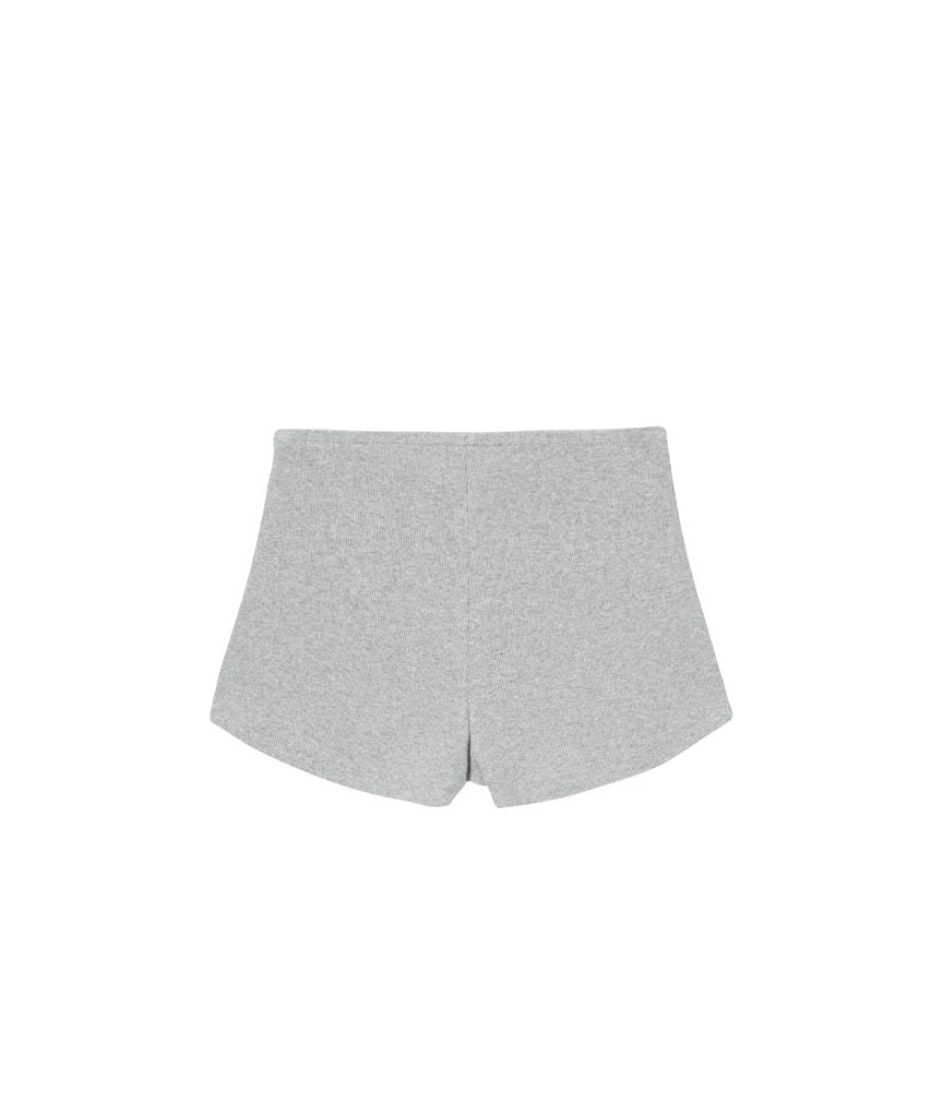 As If Cali Short Flare Skirt-Pants Melangegray