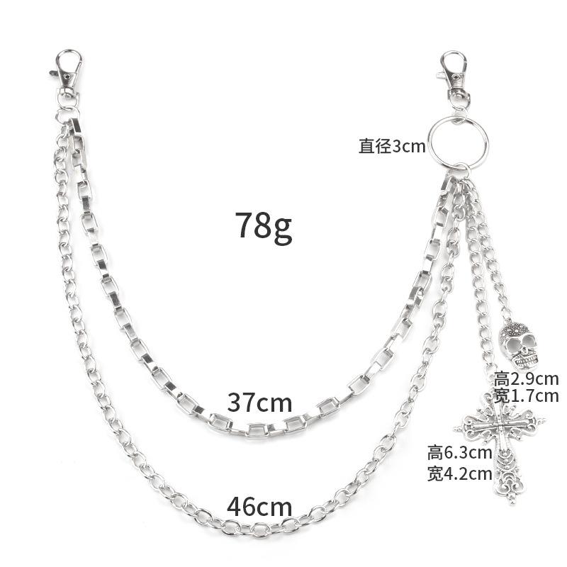 Silver Belt Chain Female Waist Cross Sword Sun Metal Belts For Women Dress Waistband Gothic Jeans Accessory Long Ketting Riem