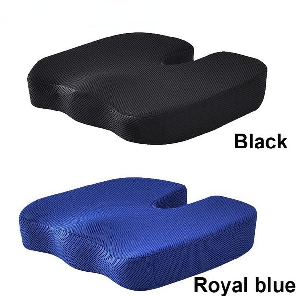 Gelkissen Home Office Autositzkissen für orthopädische Schmerzlinderung Komfortstuhl Memory-Kissen Lendenwirbelsäulenschutz