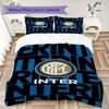 Inter Milan Patronen Beddengoed Dekbed Set Dekbedhoes Kussensloop Huisdecoratie Verjaardagscadeau (1 dekbedovertrek + 2 kussenslopen (zonder vulling))60