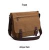 Men's Canvas Messenger Bag - Travel Crossbody, Shoulder Laptop Bag, Briefcase