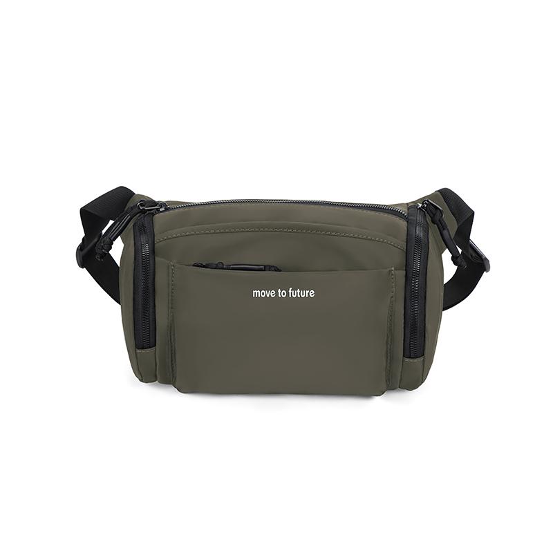 

Men Shoulder Bags Oxford Casual Male Single Shoulder Crossbody Outdoor Bags Retro Zipper Waterproof Messanger Bag армія зелений колір