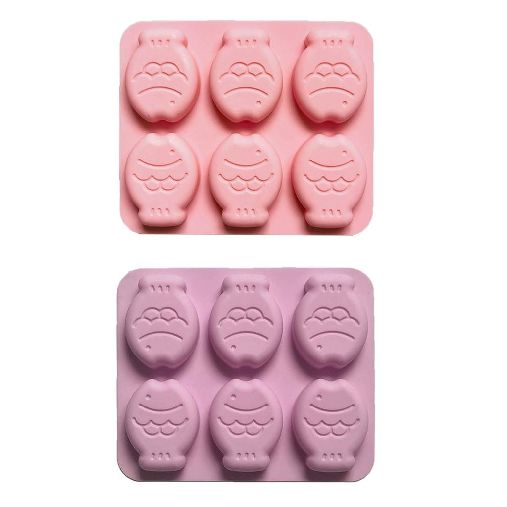 Silikon Fondantformen Süßigkeitenformen Fischförmige Silikonformen DIY Backzubehör Backformen Geeignet für Tonarbeiten
