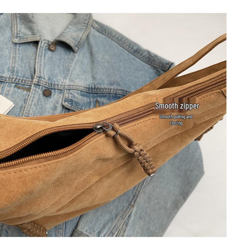 Autumn & Winter Korean Style Versatile Tote Bag - Trendy Large Capacity Dumpling Crossbody Shoulder Bag