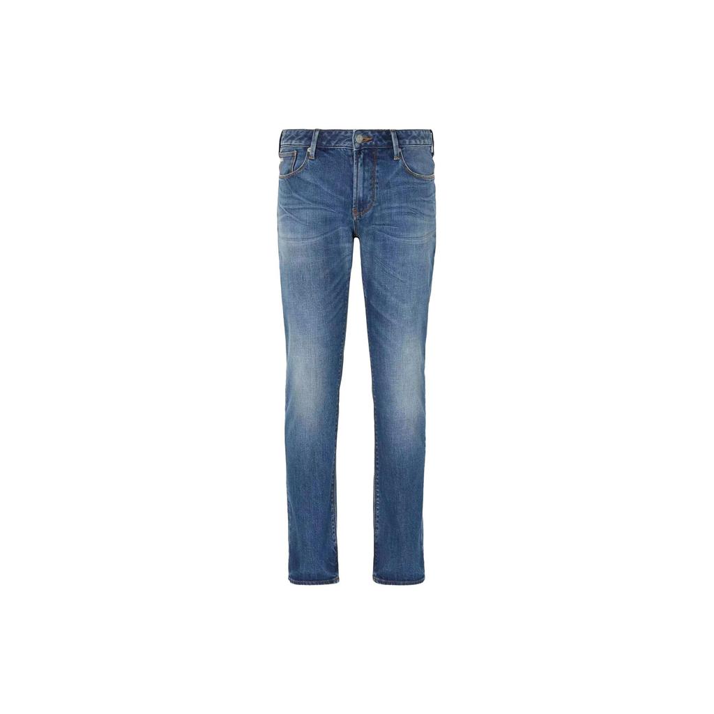 Emporio Armani J06 Slim Fit Bleached Effect Comfort Denim Jeans 6R1J06-1DRGZ-0942
