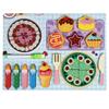 Interactive Wooden Play Kitchen & Cutting Toy Set for Kids