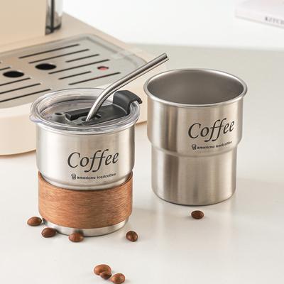 Outdoor Einschichtiger Stufenbecher 304 Edelstahl Kaffeetasse Ins Hoher Wert Outdoor Praktisch Bördeln Camping Bierbecher