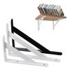 Stable Sturdy Bedroom Living Room Shelf Brackets Tripod Wall L Shape Metal Right Angle Thickened Triangle 2pcs