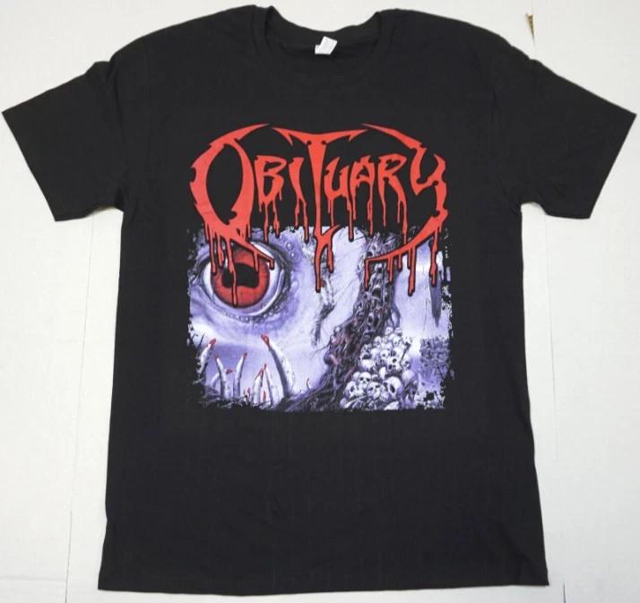 OBITUARY Death Metal Band T-Shirt Adult Graphic Tee New unisex L